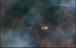 Un disco protoplanetario in formazione nella nebulosa di Orione