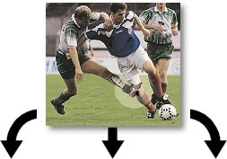 Calcio: gamba tesa su ginocchio