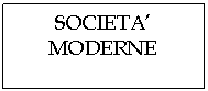Text Box: SOCIETA' 
MODERNE
