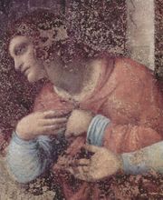 L'Ultima Cena, particolare, 1497, Milano, Santa Maria delle Grazie