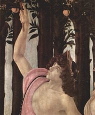 Mercurio, dettaglio (Lorenzo di Pierfrancesco de' Medici).