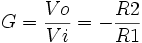 G = \frac   = - \frac  