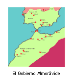 Mapa del Gobierno Almorvide