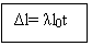 Text Box: Δl= λl0t

