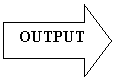 Right Arrow: OUTPUT