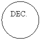 Oval: DEC.