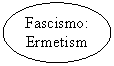 Oval: Fascismo: Ermetismo