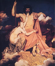 "Zeus e Theti", quadro di Jean Auguste Dominique Ingres