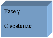 Text Box: Fase g 

C sostanze 
