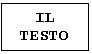 Text Box: IL
TESTO
