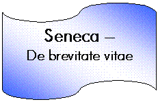 Flowchart: Punched Tape: Seneca -
De brevitate vitae

